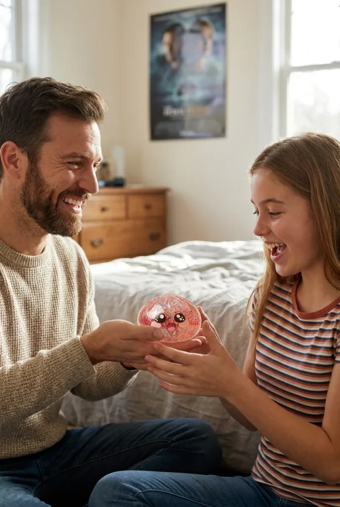 Galaxy Dumpling Squishy Pinkki Kawaii lahjana — asiakaskuva