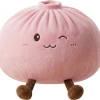 Squishy Dumpling Toy XXL Vaaleanpunainen — squishy antistressilelu, slow-rise, kawaii