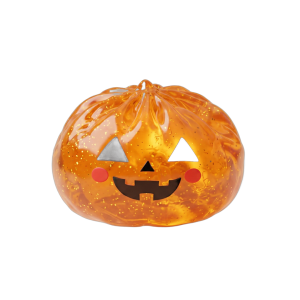Halloween Kurpitsa Dumpling Squishy Läpikuultava puristettuna kädessä