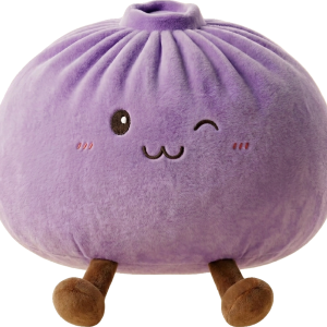 Giant Dumpling Squishy Violetti — squishy antistressilelu, slow-rise, kawaii