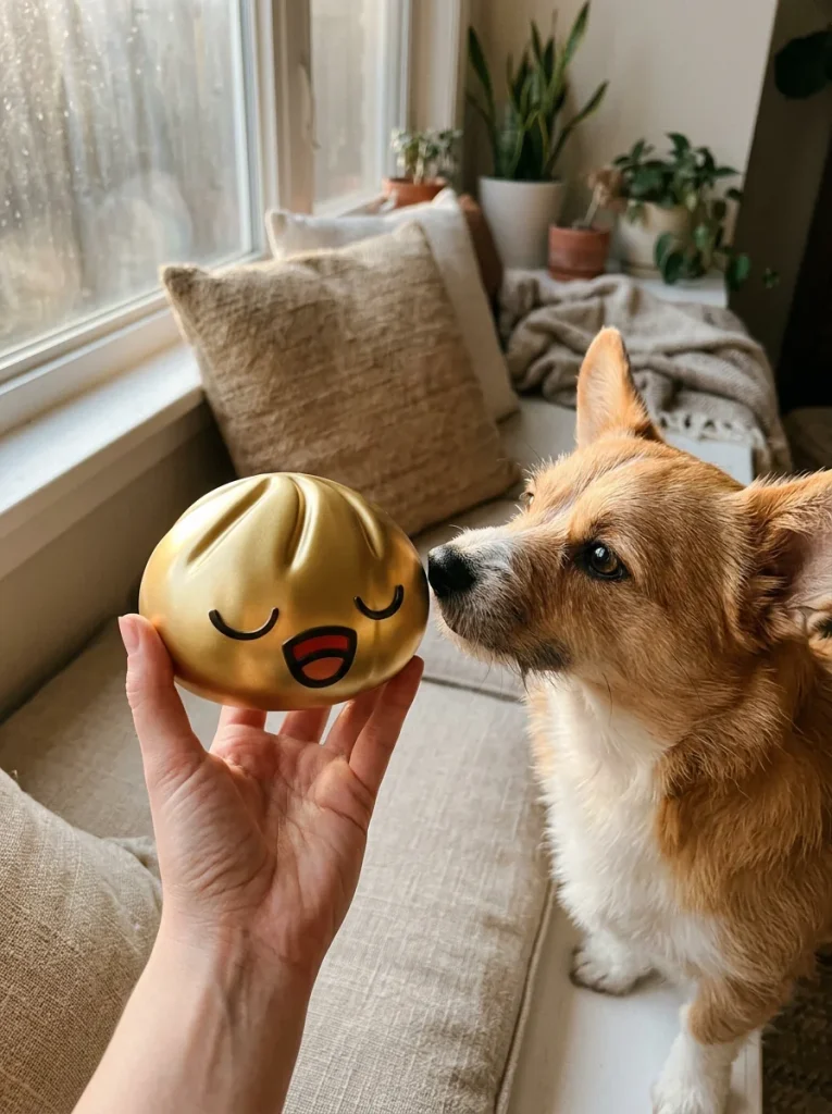Rare Dumpling Squishy Kulta-aarre ja lemmikki — asiakaskuva