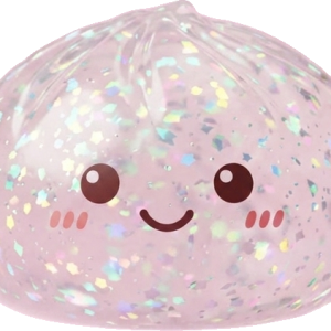 Glitter Dumpling Squishy Hopea — squishy antistressilelu, slow-rise, kawaii