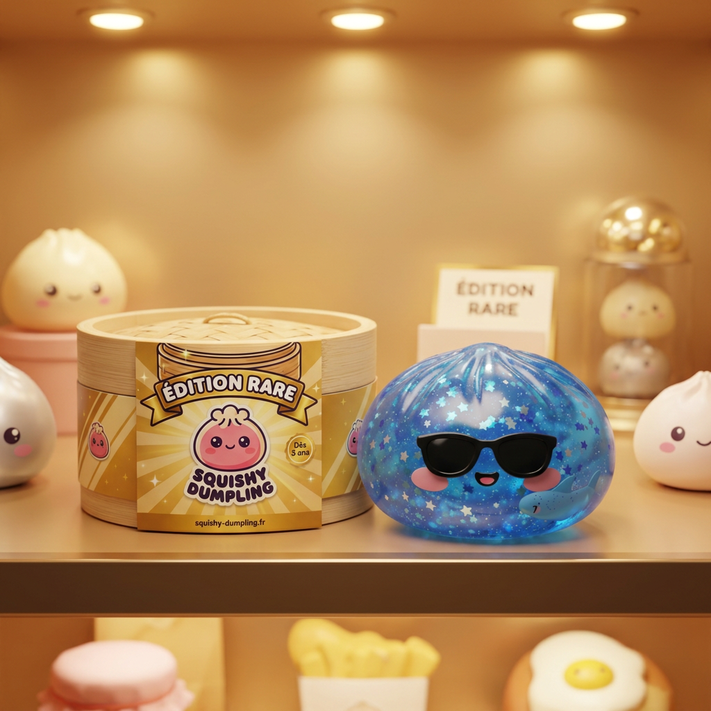 Squishy Dumpling Aurinkolasit Sparkle arkisessa asetelmassa