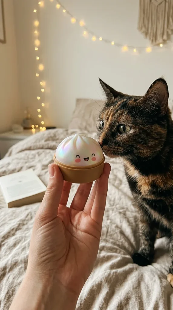 Squishy Bun Mystery Dumpling Yllätyspakkaus pehmolelun seurassa