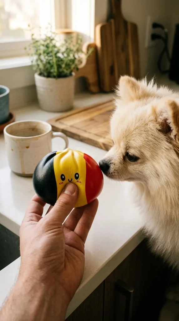 Squishy Dumpling Flag Belgia ja lemmikki — asiakaskuva