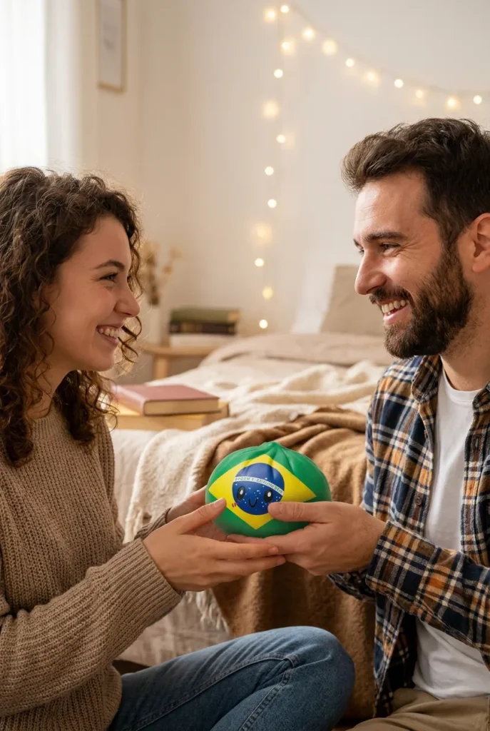 Dumpling Squishy Flag Brasilia lahjana — asiakaskuva