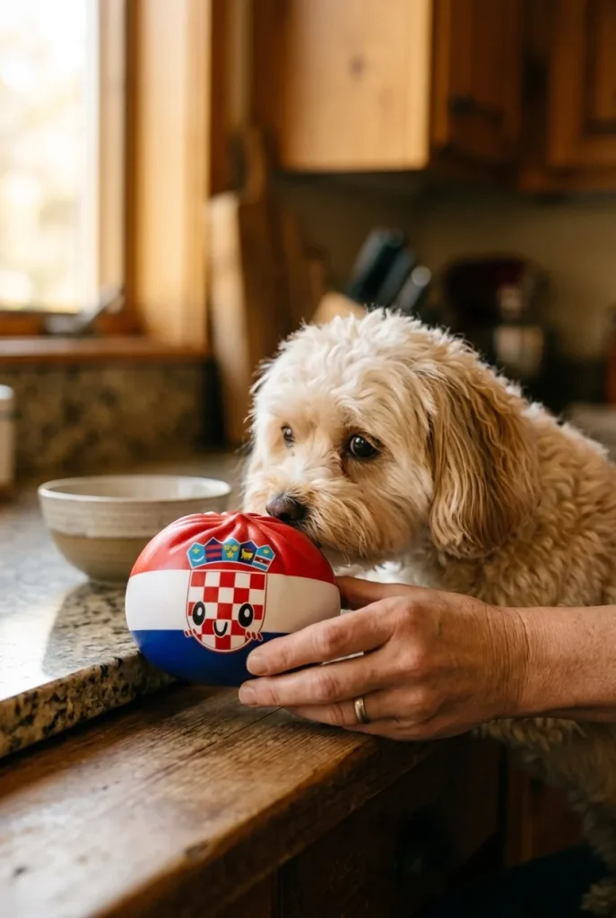 Flag Squishy Dumpling Kroatia ja lemmikki — asiakaskuva