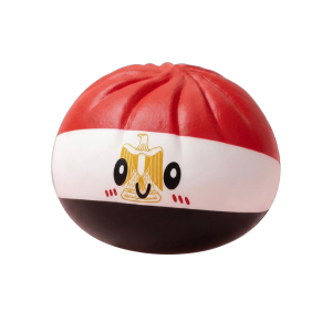 Flag Dumpling Squishy Egypti — squishy antistressilelu, slow-rise, kawaii
