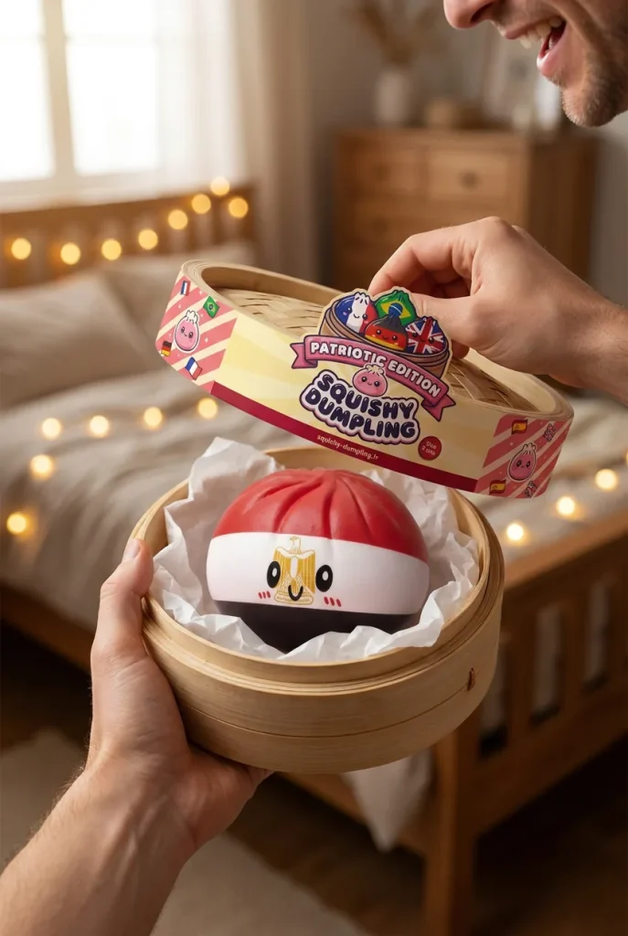 Flag Dumpling Squishy Egypti — unboxing, asiakaskuva