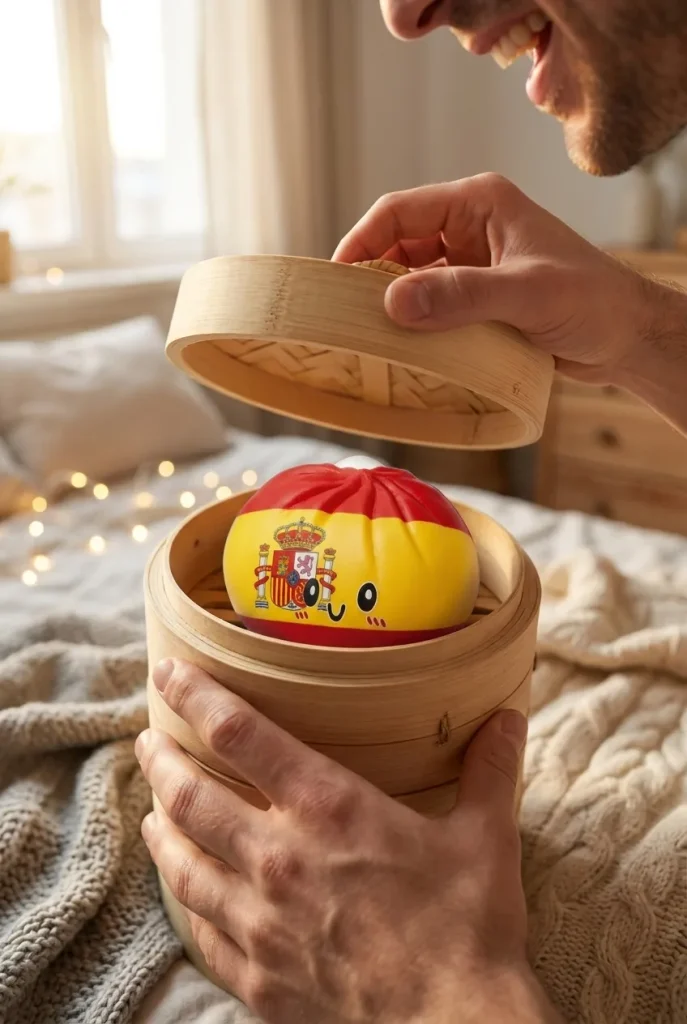 Squishy Flag Dumpling Espanja — unboxing, asiakaskuva
