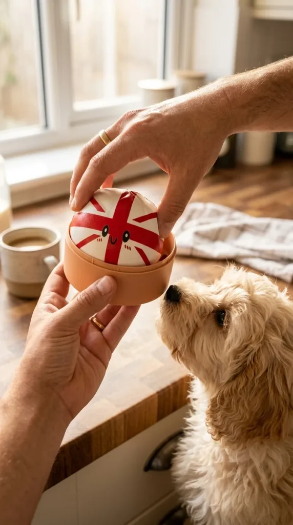 Flag Squishy Toy Ison-Britannian Lippu-Dumpling ja lemmikki — asiakaskuva