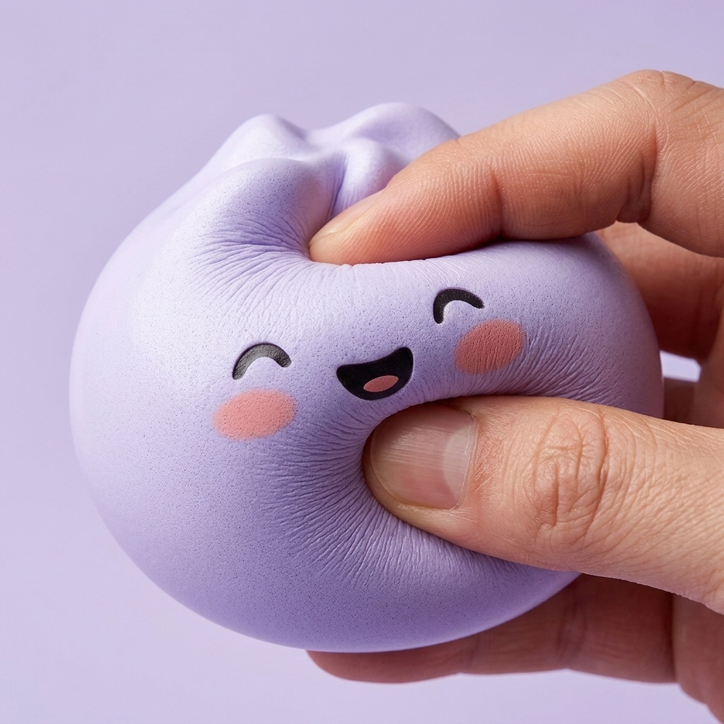 Dumpling Squishy Mystery Yllätyspakkaus slow rise -efekti toiminnassa