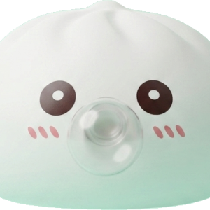 Giant Dumpling Squishy Pilvenvalkoinen — squishy antistressilelu, slow-rise, kawaii