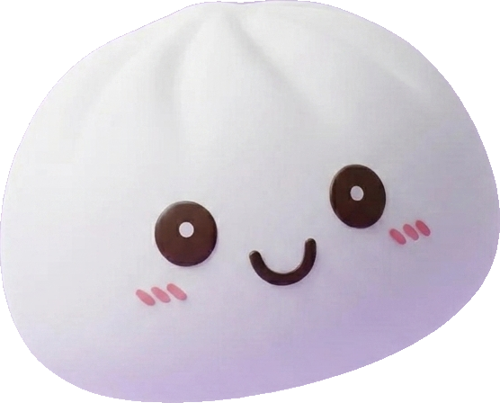 Dumpling Squishy Yövalo Kuunvalkoinen — squishy antistressilelu, slow-rise, kawaii