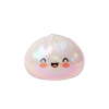 Dumpling Squishy Pilvenvalkoinen — squishy antistressilelu, slow-rise, kawaii