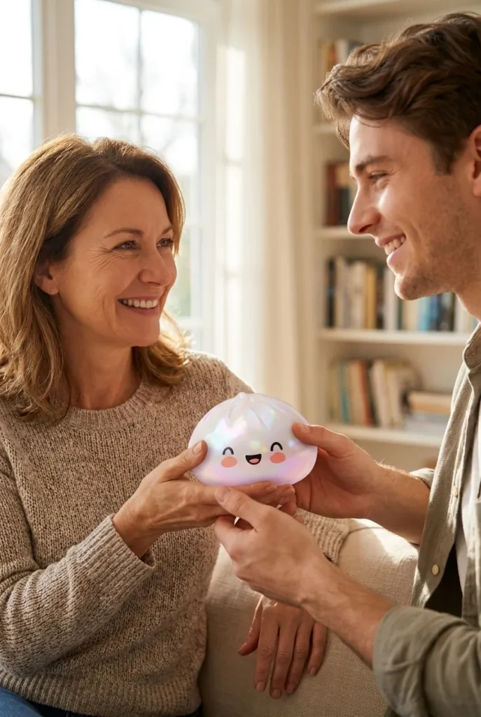 Dumpling Squishy Pilvenvalkoinen lahjaideana