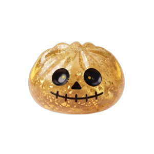 Dumpling Squishy Zombie Halloween Glitter Kulta puristettuna kädessä