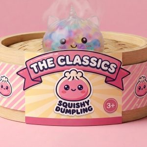 Bubble Dumpling Squishy Yksisarvinen Pastelli bambutyylisessä höyrytyskorissa