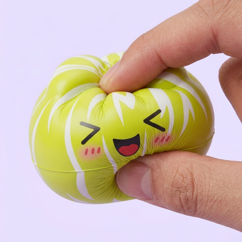 Squishy Dumpling Mystery Happy Faces -yllätyspakkaus slow rise -efekti toiminnassa