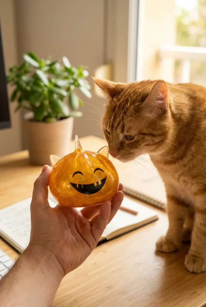 Squishy Dumpling Mystery Halloween Yksisarvinen pehmolelun seurassa