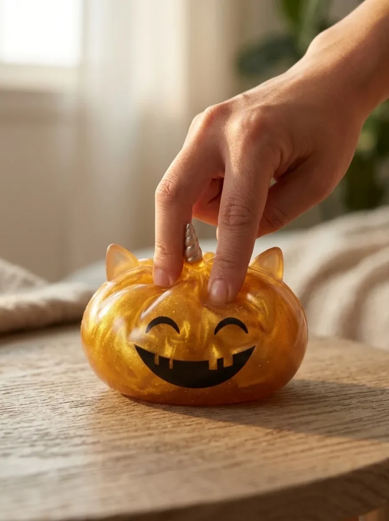 Squishy Dumpling Mystery Halloween Yksisarvinen puristuksessa