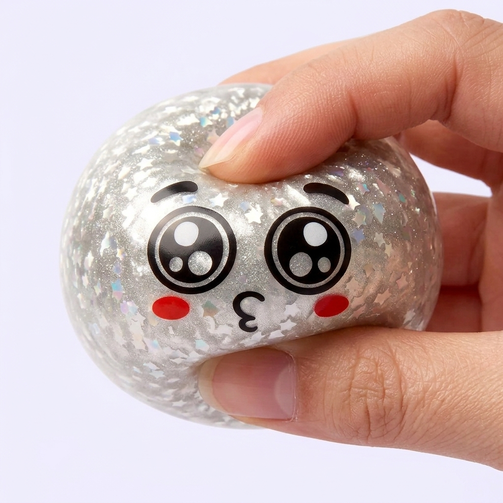 Dumpling Squishy Mystery Puppy Eyed -yllätyspakkaus slow rise -efekti toiminnassa