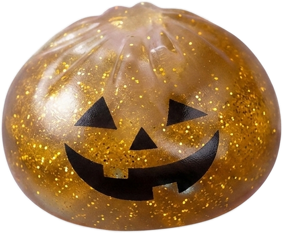 Squishy Dumpling Vampire Mystery Karmiininpunainen puristettuna kädessä