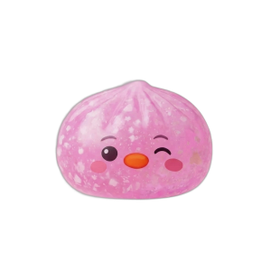 Penguin Dumpling Squishy Karkkipinkki puristettuna kädessä