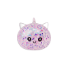 Dumpling Squishy Sparkle Yksisarvinen Valkoinen puristettuna kädessä