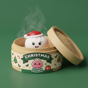 Dumpling Squishy Joulukalenteri — squishy anti-stress slow-rise