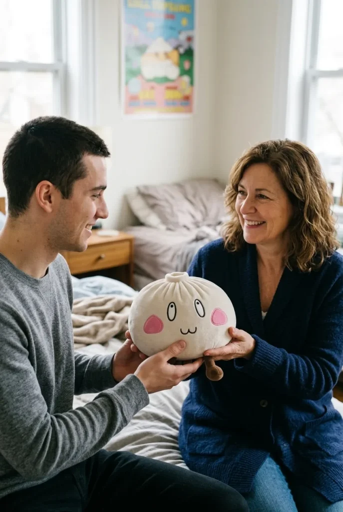 Squishy Dumpling Giant Iloinen Naama lahjaideana