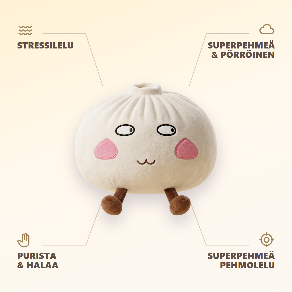 Squishy Dumpling Jättiläinen Ylpeä ja Veikeä infografiikka: tärkeimmät edut