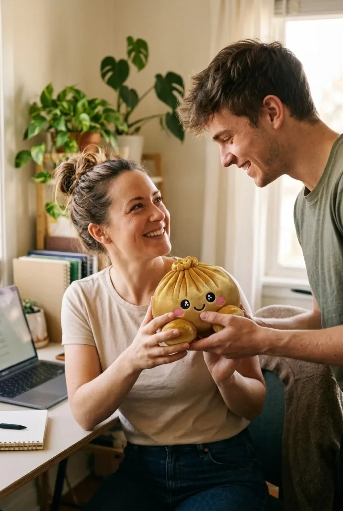 Squishy Dumpling Kuninkaallinen Kulta lahjaideana