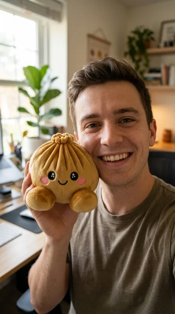 Squishy Dumpling Kuninkaallinen Kulta arjen keskellä
