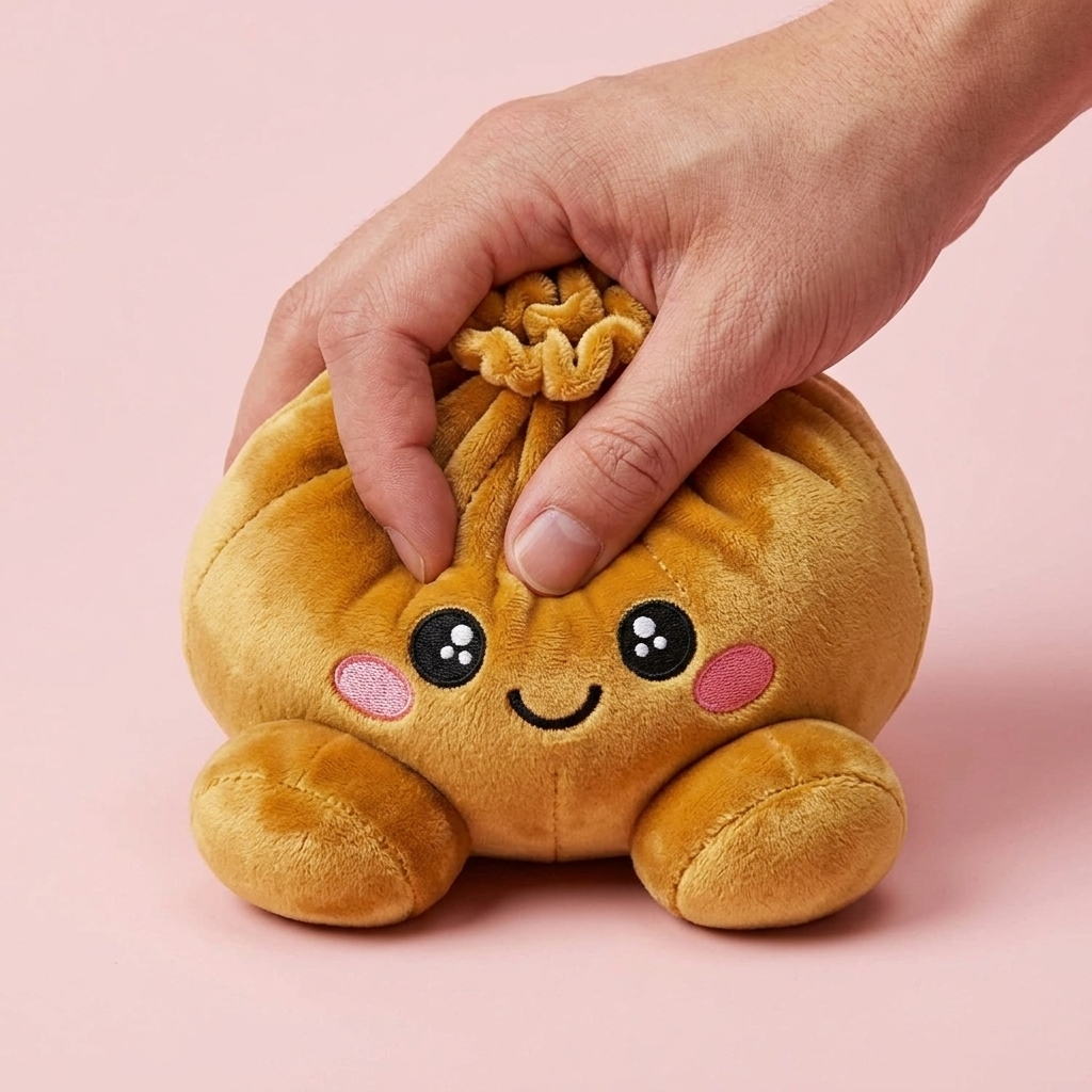 Squishy Dumpling Kuninkaallinen Kulta slow rise -efekti toiminnassa