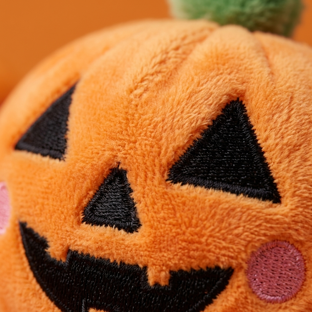 Squishy Dumpling Halloween Karmiva 5 kpl -setti makrokuva vaahdon pinnasta