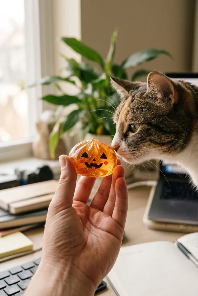 Squishy Dumpling Halloween XXL -setti (8 kpl) pehmolelun seurassa