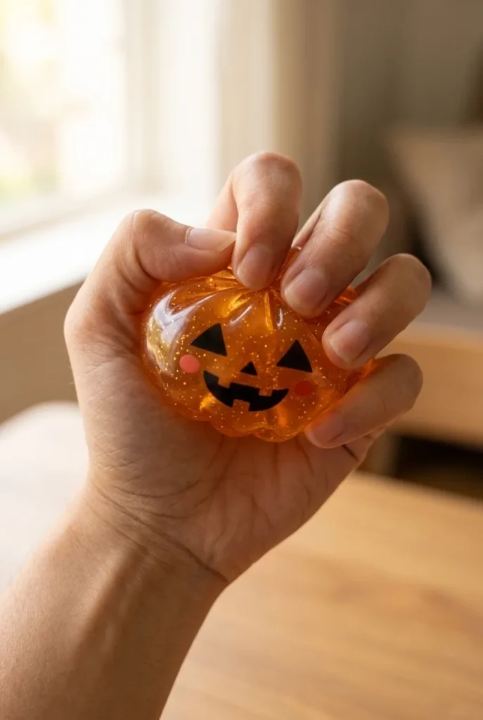 Squishy Dumpling Halloween XXL -setti (8 kpl) puristuksessa