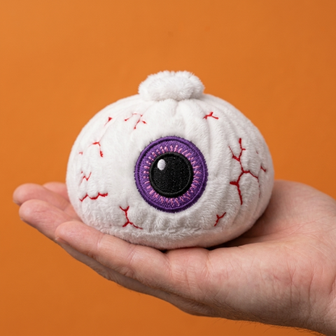 Dumpling Squishy Halloween Silmä kädessä — kokovertailu