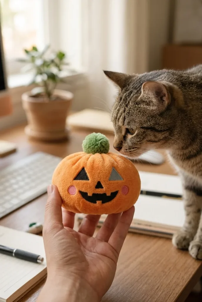 Halloween Kurpitsa Dumpling Squishy pehmolelun seurassa