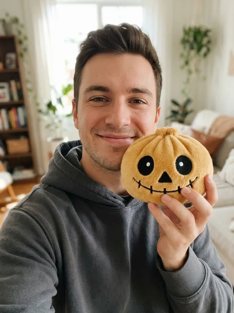 Squishy Dumpling Luuranko Halloween Hymyilevä arjen keskellä
