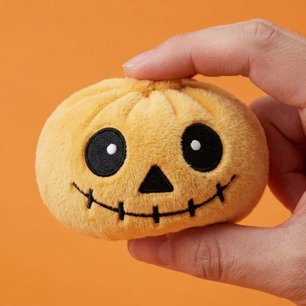 Squishy Dumpling Luuranko Halloween Hymyilevä puristettuna kädessä