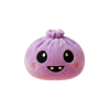 Squishy Dumpling Vampire Halloween Violetti puristettuna kädessä