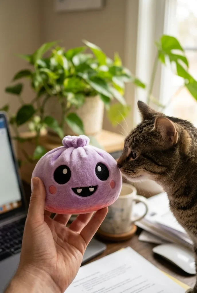 Squishy Dumpling Vampire Halloween Violetti pehmolelun seurassa