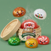 Dumpling Squishy Mystery Candy Joulu puristettuna kädessä