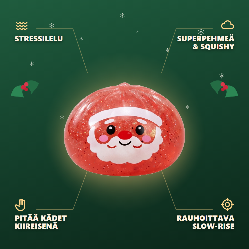 Dumpling Squishy Mystery Candy Joulu infografiikka: tärkeimmät edut