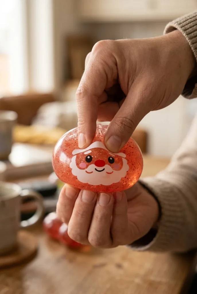 Dumpling Squishy Mystery Candy Joulu puristuksessa
