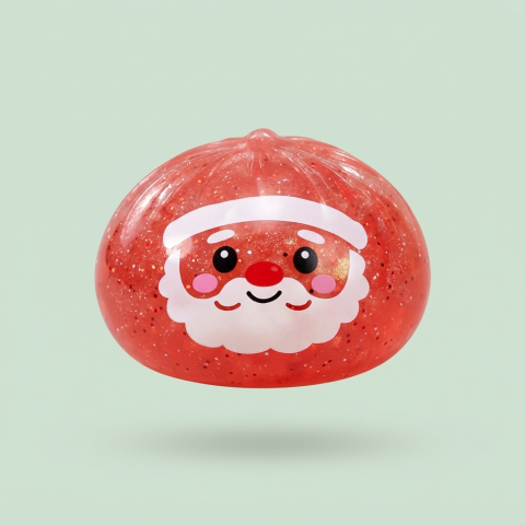 Dumpling Squishy Mystery Candy Joulu puristettuna kädessä