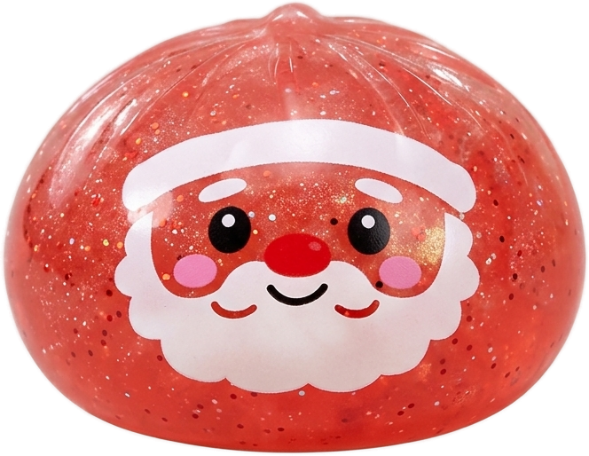 Dumpling Squishy Mystery Candy Joulu puristettuna kädessä