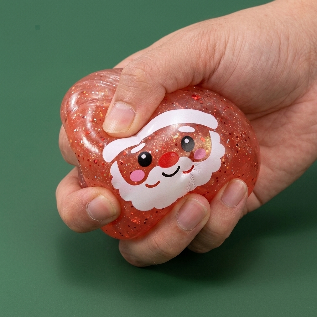 Dumpling Squishy Mystery Candy Joulu slow rise -efekti toiminnassa